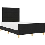  Postelja Črna 120x200 cm Tkanina, (22052835) | Shoptok.si