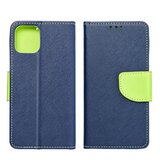 FANCY Book futrola za MOTOROLA MOTO G14 mornarsko plava / limeta | shoptok.hr