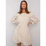 Och Bella Dress-TW-SK-BI-1203.72P-light beige | Shoptok.si