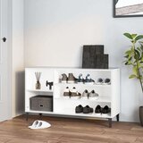Ormarić za cipele sjajni bijeli 102x36x60 cm konstruirano drvo Cijene