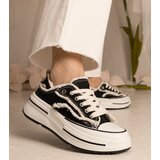 Gemre Black women's high-soled sneakers Kallara | Shoptok.si