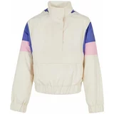 Urban Classics Kids Prijelazna jakna kraljevsko plava / roza / prljavo bijela