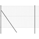  Ograda s postovima Siva 1,5 x 10 m Čelik i PVC | shoptok.hr