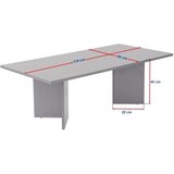  Konferencijski stočić NEL 119x60 cm hrast | Eponuda.com