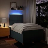  s oprugama i madracem plavi 120 x 190 cm od tkanine | shoptok.hr