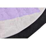 Tom Tailor TKANA PREPROGA Shapes - EIGHT 155/230 cm potiskano večbarvno, temno siva | Shoptok.si