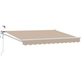  Električni zložljiv senčnik Bež 3 x 2,5 m, (5000205408) | Shoptok.si