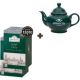 Ahmad Tea čajnik zeleni sa infuzerom, 850 ml + Čaj Earl Grey 20 kesica, 2 pakovanja