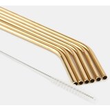 Sinsay - Komplet od 6 metalnih slamki s četkom za čišćenje | shoptok.hr