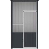  Kavez za ptice antracit 115 x 78 x 200 cm od pocinčanog čelika | shoptok.hr