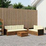  Set vanjskih sofa 6 kom. Prirodna i krem | shoptok.hr