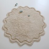 Nattiot Kremno bela pralna ročno tkana bombažna okrogla preproga ø 110 cm Sweet April Ecru – | Shoptok.si