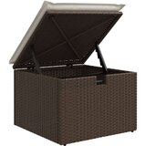  8-dijelni set vrtnih sofa s jastucima smeđi od poliratana | shoptok.hr