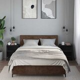  Noćni ormarići 2 kom crni 40x31x50 cm Konstruirano drvo i metal | shoptok.hr