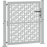  Vrtna vrata 100x100 cm Otporna na vremenske uvjete Čelična Križni Dizajn | shoptok.hr