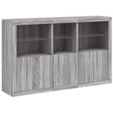  Komoda s LED svjetlima boja sivog hrasta 162x37x100 cm | Eponuda.com