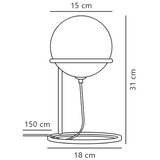Nordlux Stona lampa WILSON 1xG9/5W/230V crna | Eponuda.com