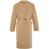 Trendyol Beige Belted Button Closure Trench Coat | Shoptok.si