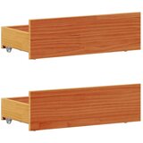 vidaXL Okvir kreveta bez madraca s uzglavljem 100x200 cm od borovine | shoptok.hr
