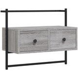 vidaXL TV omarica stenska siva sonoma 60,5x30x51 cm inženirski les, (20912784) | Shoptok.si