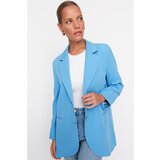 Trendyol Blue Blazer Jacket Cene