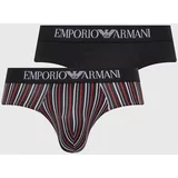 Emporio Armani Underwear Moške spodnjice 2-pack moške, črna barva, 111733 4R504