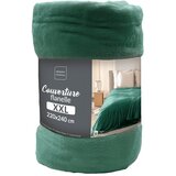 Douceur d intérieur Zelena odeja iz mikroflanele 220x240 cm Flanou – | Shoptok.si