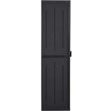 vidaXL Vrtna omara črna 65x45x172 cm PP | Shoptok.si