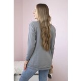Kesi Sweater with front pockets gray | shoptok.hr