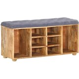  Klupa za hodnik 100 x 35 x 47 cm od masivnog drva manga | shoptok.hr