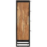  Kupaonski ormarić 40x30x100 cm masivno drvo bagrema i željezo | shoptok.hr