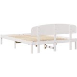  Krevetna konstrukcija Bijelo 150 x 200 cm Čvrsto borovo drvo | shoptok.hr