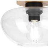  Plafonsko svetlo FLO WOOD 1xE27/15W/230V hrast/prozirno Ø 22 cm | Eponuda.com