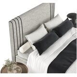 Maison de Rêve Svetlo siva oblazinjena zakonska postelja s prostorom za shranjevanje 180x200 cm Musca – | Shoptok.si