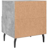 vidaXL Noćni ormarići 2 kom boja betona 40x35x47 5cm konstruirano drvo | shoptok.hr