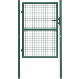 Vrata za ogradu Čelik 100x125 cm Zelena | shoptok.hr