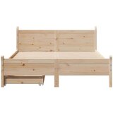 vidaXL Okvir kreveta bez madraca 120 x 200 cm od masivne borovine | shoptok.hr
