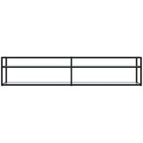 TV omarica beli marmor 200x40x40,5 cm kaljeno steklo, (20914445) | Shoptok.si