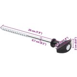 vidaXL Klinovi za šator 12 kom 20 cm Ø 7 mm od pocinčanog čelika | shoptok.hr