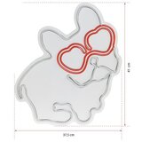 WALLXPERT dekorativna plastična led rasveta love dog white | ePonuda.com