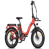 Fafrees električno kolo F20 max - 500W motor 48V22.5Ah baterija 110KM dosega - rdeča, (21162635) Cene