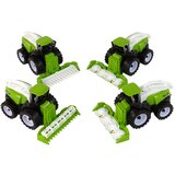  Set poljoprivrednih vozila "Zeleni traktori" 4 elementa | shoptok.hr