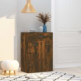 vidaXL Omarica za čevlje dimljeni hrast 60x35x84 cm inženirski les Cene