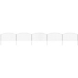  Set ograde za ribnjak 5 pcs Zelena 100 x 50 cm Čelik | shoptok.hr