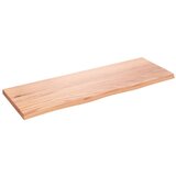 vidaXL Zidna polica svjetlosmeđa 80 x 30 x 2 cm od obrađene hrastovine Cijene