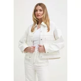 IVY OAK Jeans jakna ženska, bela barva, IO119094
