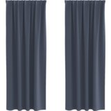  Zavjese za zamračivanje 2 pcs Antracit 245 x 140 cm Poliester | shoptok.hr