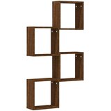  Zidne kockaste police 4 kom smeđi hrast 30x15x30 cm | Eponuda.com