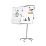 Bi-office Samostojeća ploča Maya Mobile, 102 x 70 cm, s ručicama na izvlačenje, siva | shoptok.hr