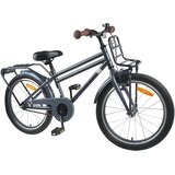 vidaXL Otroško Kolo 18 Palcev za 5-7 let Temno siva - - Siva - 14 - 123 x 51 x 78 cm - 2025- | Shoptok.si